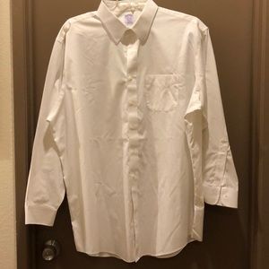 Brooks Brothers White Dress shirt, Classic fit